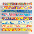 Load image into Gallery viewer, Hand Marbled Paper Chain Garland Kit