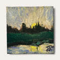 Load image into Gallery viewer, Sunset in Kingston: Miniature Oil Painting