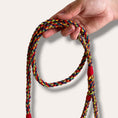 Load image into Gallery viewer, Handmade rope slim dog leash in rainbow - style 2 (made to order)