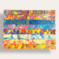 Load image into Gallery viewer, Hand Marbled Paper Chain Garland Kit