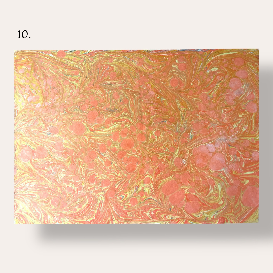Hand Marbled Paper: Small / A3