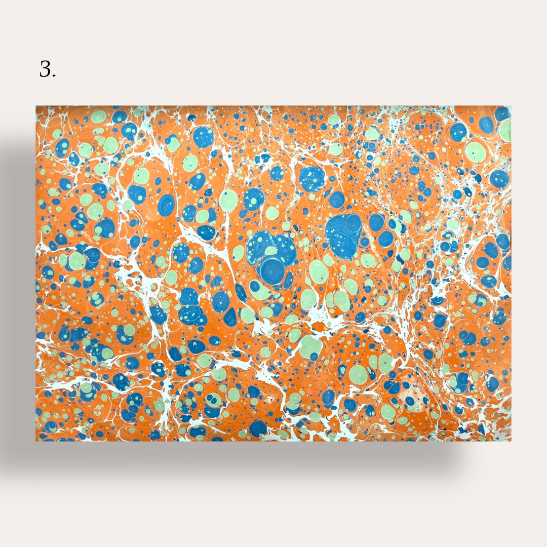 Hand Marbled paper: Large
