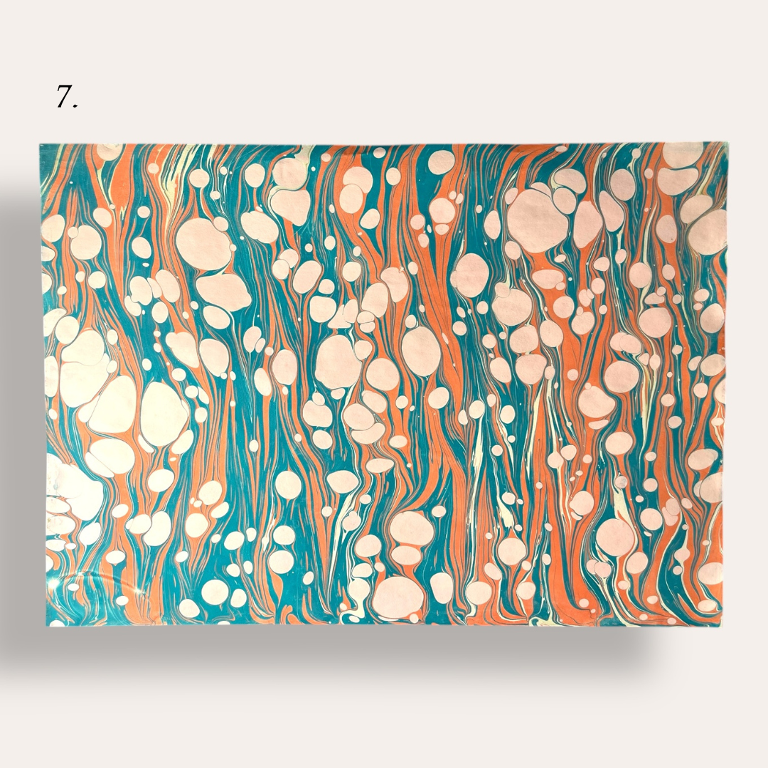Hand Marbled Paper: Small / A3