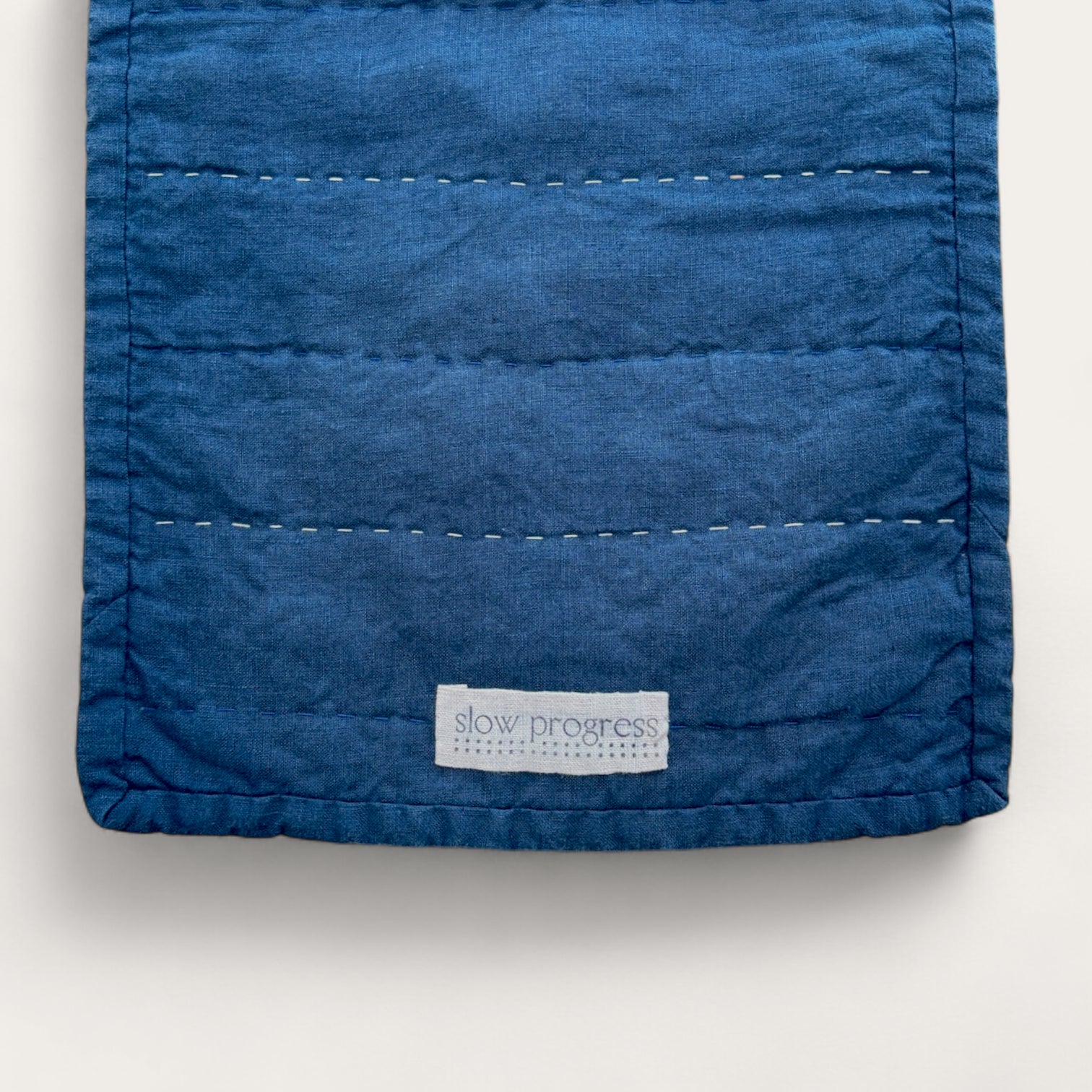 Blue Handmade Quilted Tapestry Wall Hanging