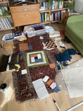 Load image into Gallery viewer, Small Handmade Quilted Tapestry Wall Hanging
