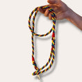 Load image into Gallery viewer, Handmade rope slim dog leash in rainbow - style 1 (made to order)
