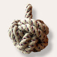 Load image into Gallery viewer, Handmade Flax Yarn Rope Doorstop Medium
