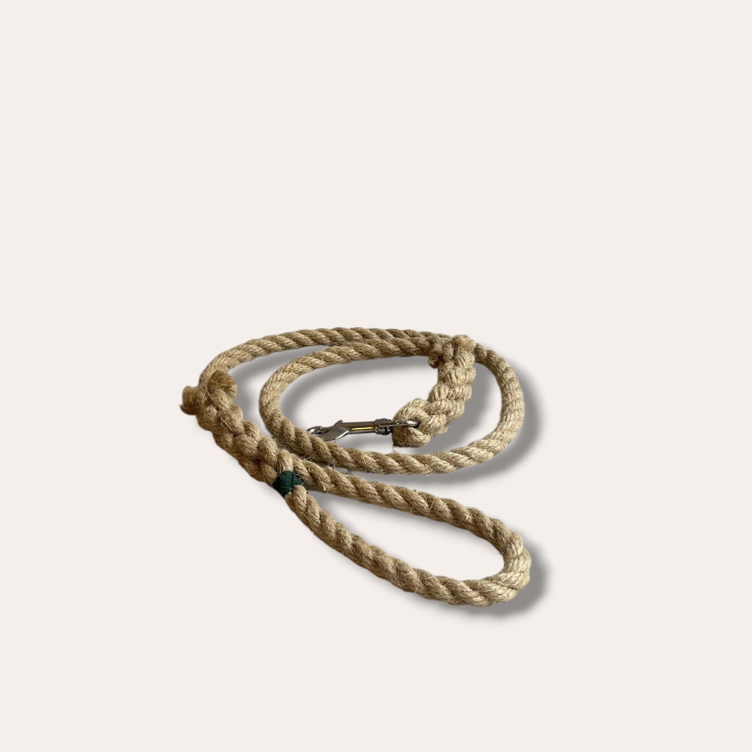 Handmade flax rope dog leash (made to order)
