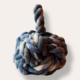 Load image into Gallery viewer, Handmade Dead Stock Yarn Rope Doorstop Medium
